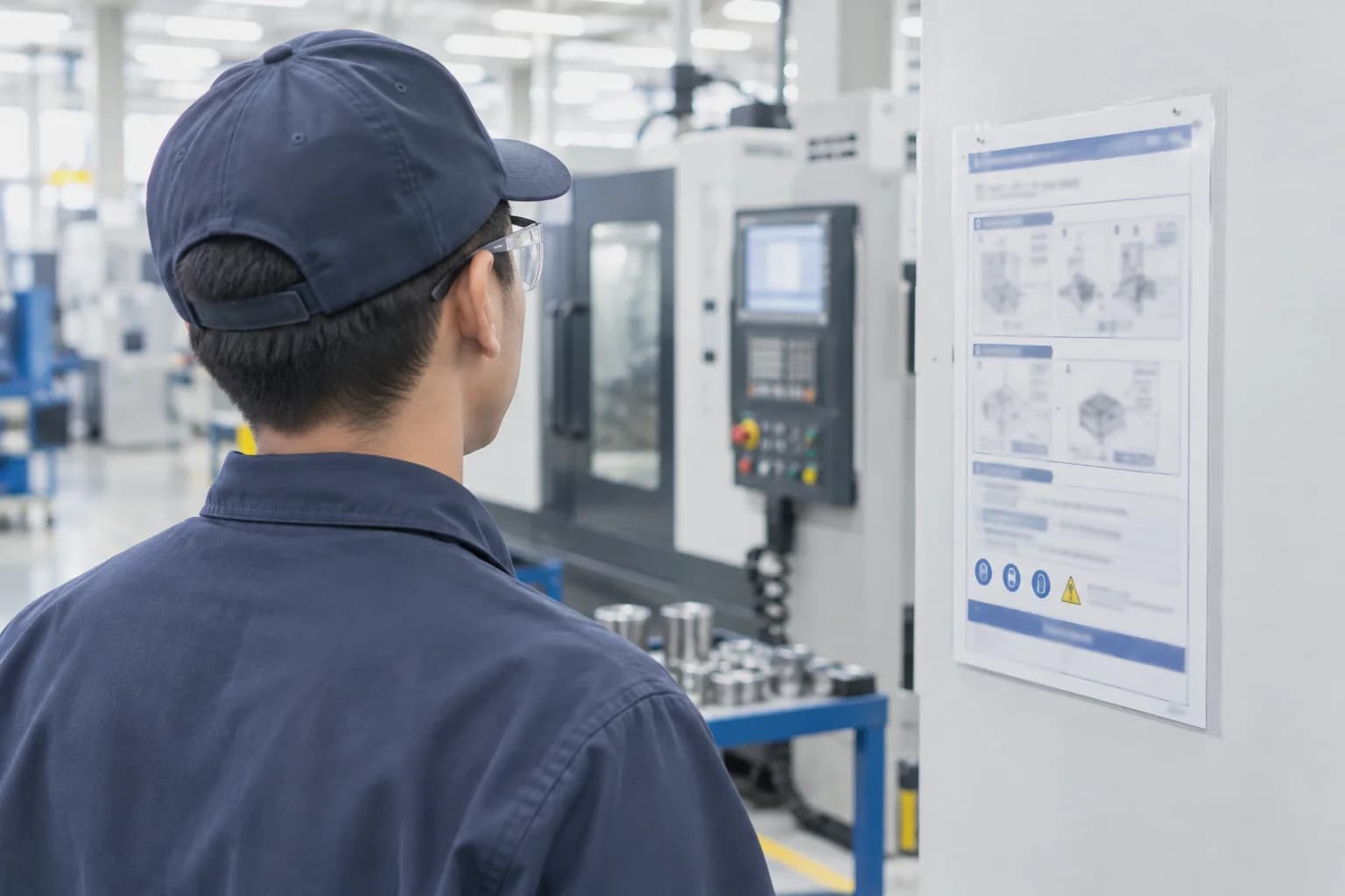 Workflows & training in a manufacturing plant